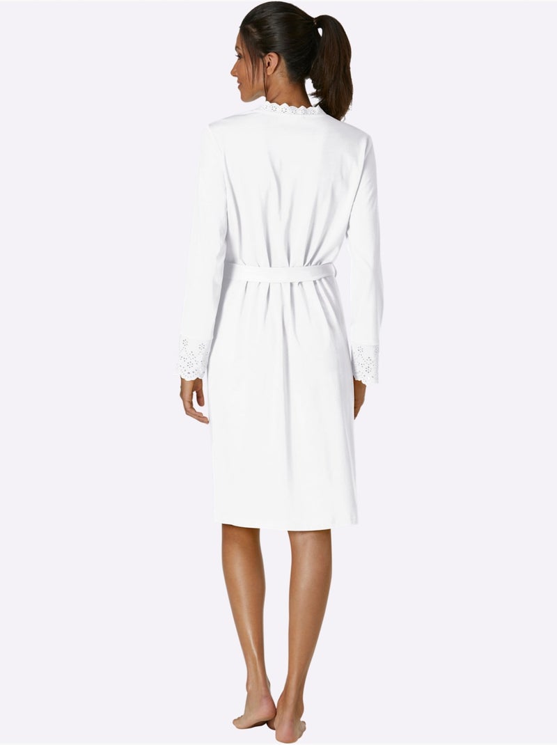 Peignoir Jersey Fin - Taille Standard - Witt Blanc - Kiabi