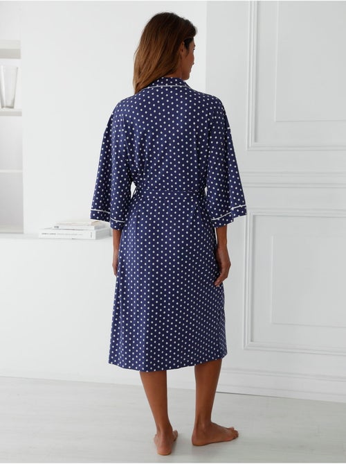 Peignoir kimono maille coton - DAXON - Kiabi