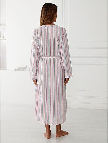 Peignoir kimono seersucker - DAXON
