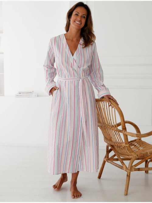 Peignoir kimono seersucker - DAXON - Kiabi