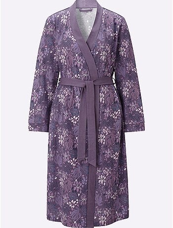 Peignoir livrée avec la ceinture à nouer - taille standard - moda vilona