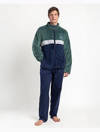Peignoir LOIS pour homme, manches longues, style preppy, chaud