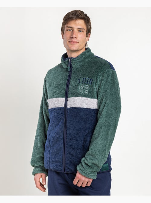 Peignoir LOIS pour homme, manches longues, style preppy, chaud - Kiabi