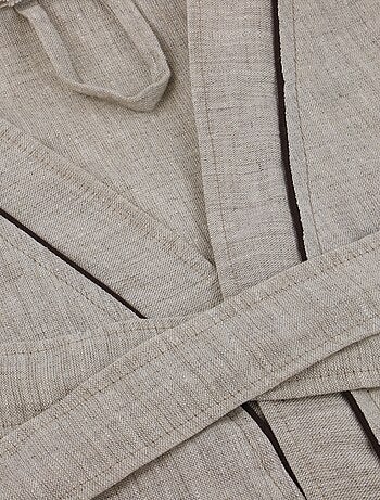 Peignoir mixte 100% lin naturel Allure