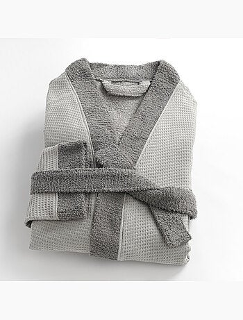 Peignoir mixte coton 57 fils double face nid d'éponge SUAVE
