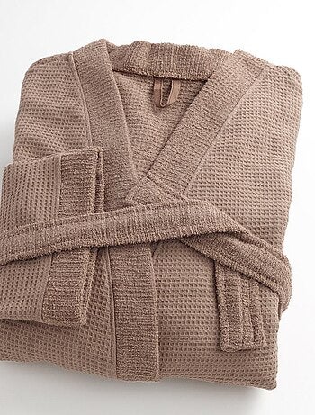 Peignoir mixte coton 57 fils double face nid d'éponge SUAVE