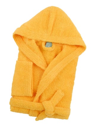 Peignoir mixte coton bouclette à capuche Cocooning
