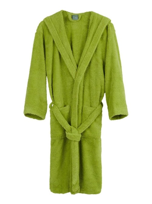 Peignoir mixte coton bouclette à capuche Cocooning - Kiabi