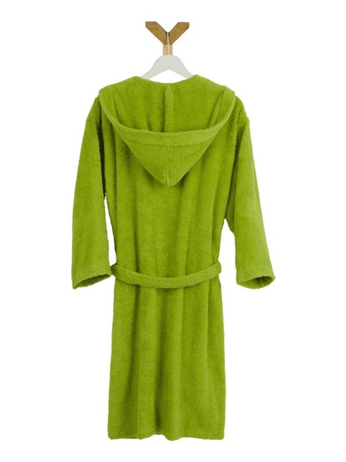 Peignoir mixte coton bouclette à capuche Cocooning - Kiabi