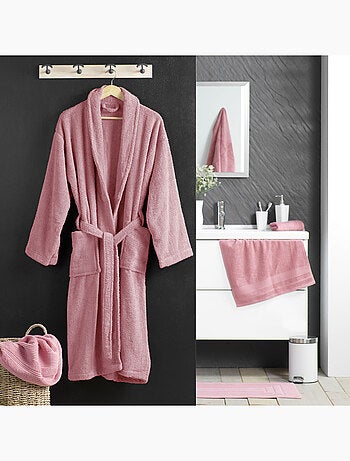 Peignoir Mixte Éponge Col Châle Uni – Tendresse 500 g/m²