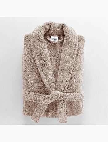Peignoir Mixte Éponge Col Châle Uni – Tendresse 500 g/m²