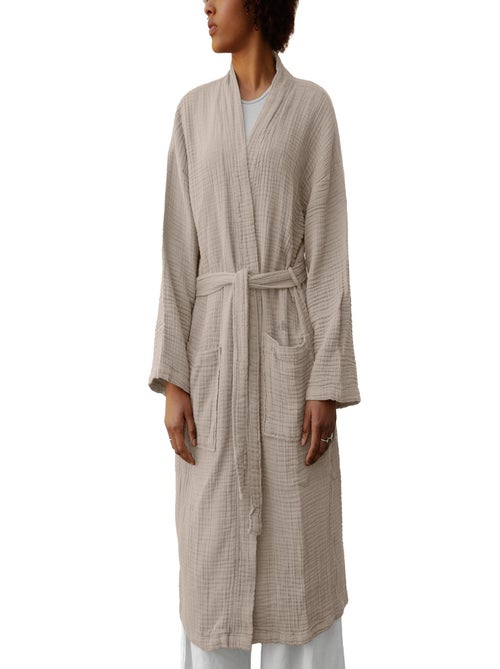 Peignoir mousseline de coton KEA - Kiabi