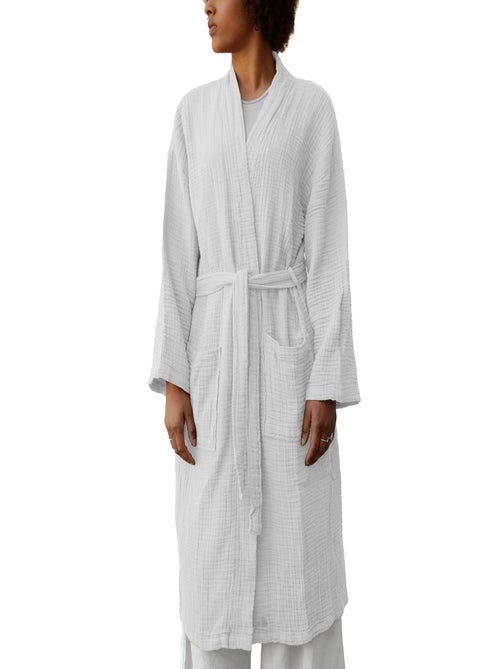 Peignoir mousseline de coton KEA - Kiabi