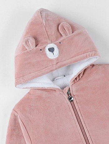 Peignoir ours, Velours Noukie's