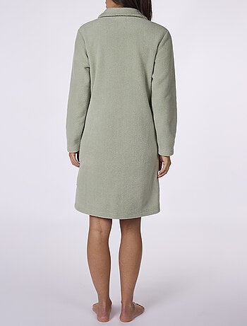 Peignoir polaire CHAMONIX vert - DODO