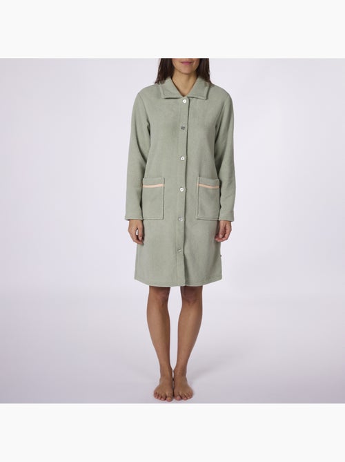Peignoir polaire   CHAMONIX vert - DODO - Kiabi