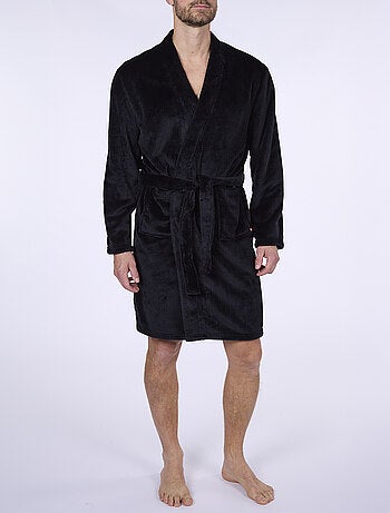 Peignoir polaire ECLIPSE noir - DODO