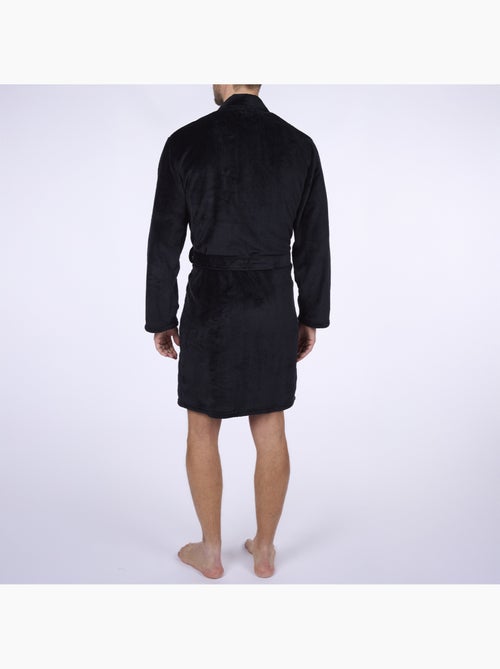 Peignoir polaire   ECLIPSE noir - DODO - Kiabi