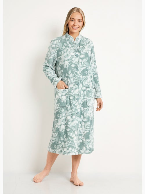 Peignoir polaire imprimé longueur 115cm - afibel - Kiabi