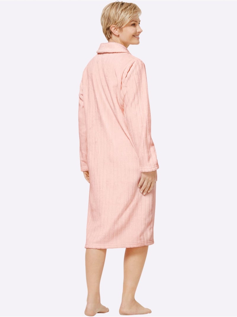 Peignoir Polaire Légère Magnifique - Taille Standard - Witt Abricot - Kiabi