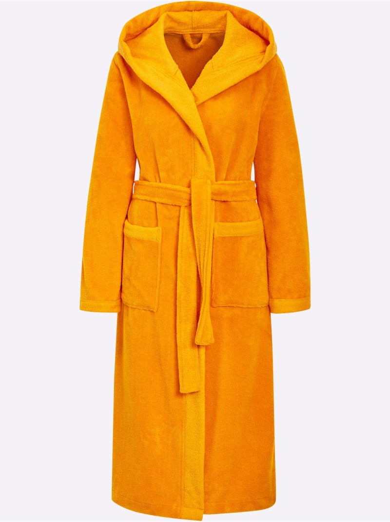 Peignoir Qualité éponge - Taille Standard - Witt Orange - Kiabi
