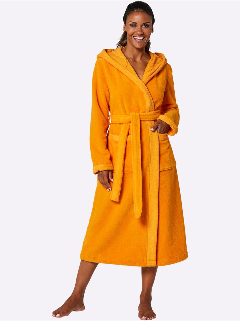 Peignoir Qualité éponge - Taille Standard - Witt Orange - Kiabi