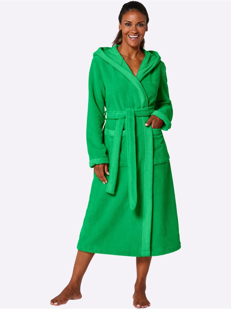 Peignoir Qualité éponge - Taille Standard - Witt Vert - Kiabi