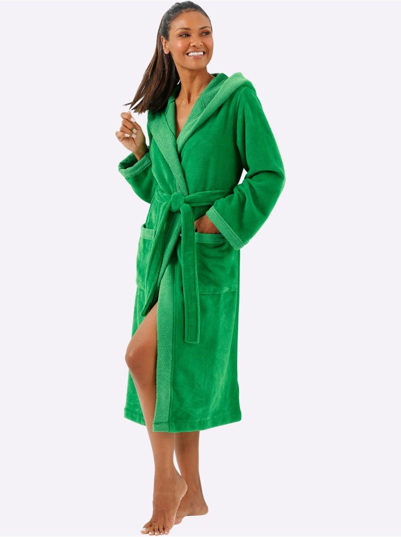 Peignoir Qualité éponge - Taille Standard - Witt Vert - Kiabi