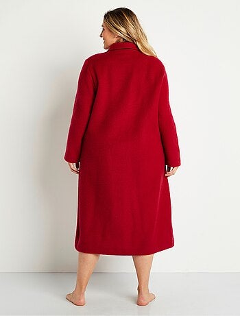 Peignoir robe de chambre brodé en courtelle - afibel