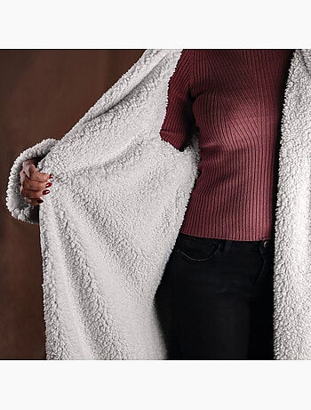 Peignoir, robe de chambre polaire mixte, Utra Douce - Vivezen