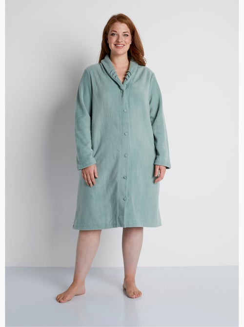 Peignoir robe de chambre polaire uni - Afibel - Kiabi Peignoir robe de chambre polaire uni - Afibel - Kiabi