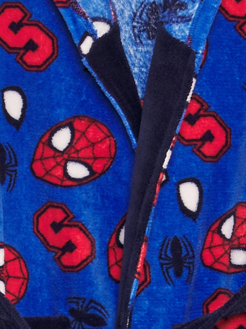 Beebs Peignoir Spiderman Ans Peignoir 'Spider-Man' Bleu Kiabi