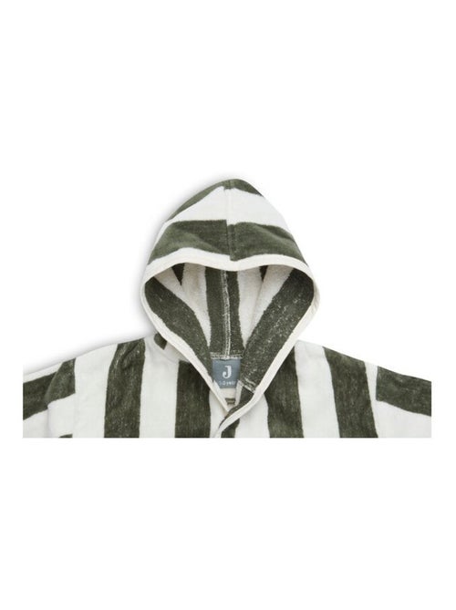 Peignoir Stripe Eponge GOTS en coton bio Jollein - Kiabi