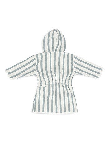 Peignoir Stripe Eponge GOTS en coton bio Jollein