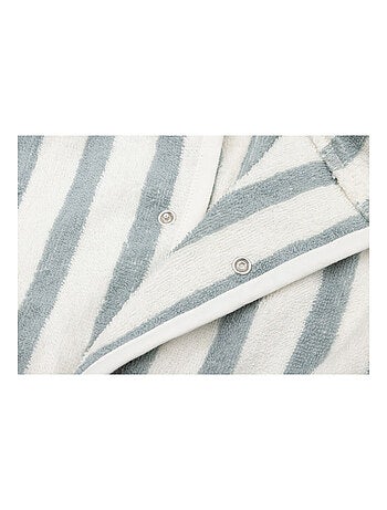 Peignoir Stripe Eponge GOTS en coton bio Jollein