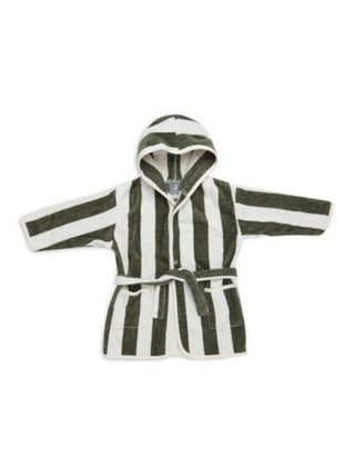 Peignoir Stripe Eponge GOTS en coton bio