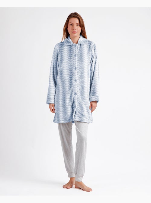 Peignoir triangle chaud à manches longues pour femme ADMAS CLASSIC - Kiabi Peignoir triangle chaud à manches longues pour femme ADMAS CLASSIC - Kiabi