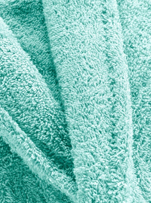 Peignoir uni à col châle - Kiabi