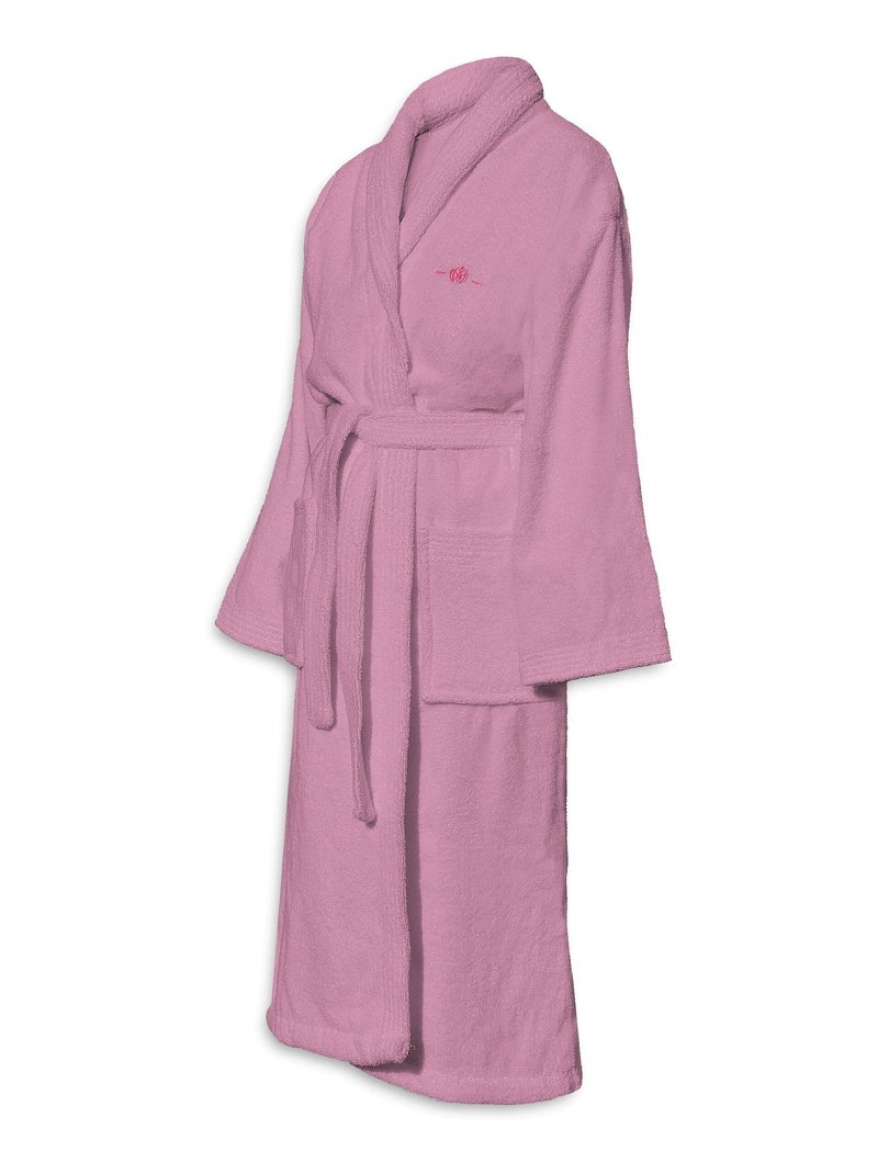PEIGNOIRS BRODE LE TEMPS D'UN BAIN Rose - Kiabi