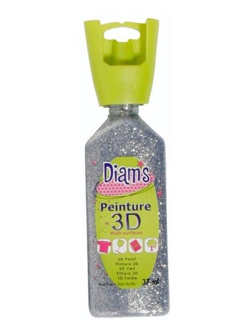 Peinture 3D multisurface 74 ml - Argenté à - Diam's - Kiabi