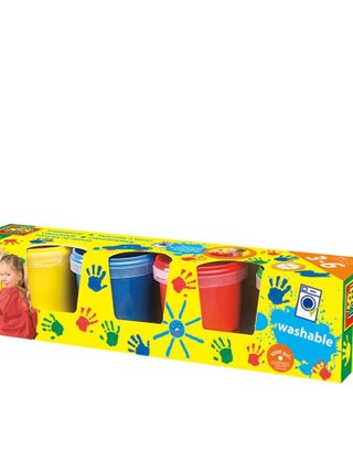 Peinture à doigts 4 pots de 150 ml : Classique