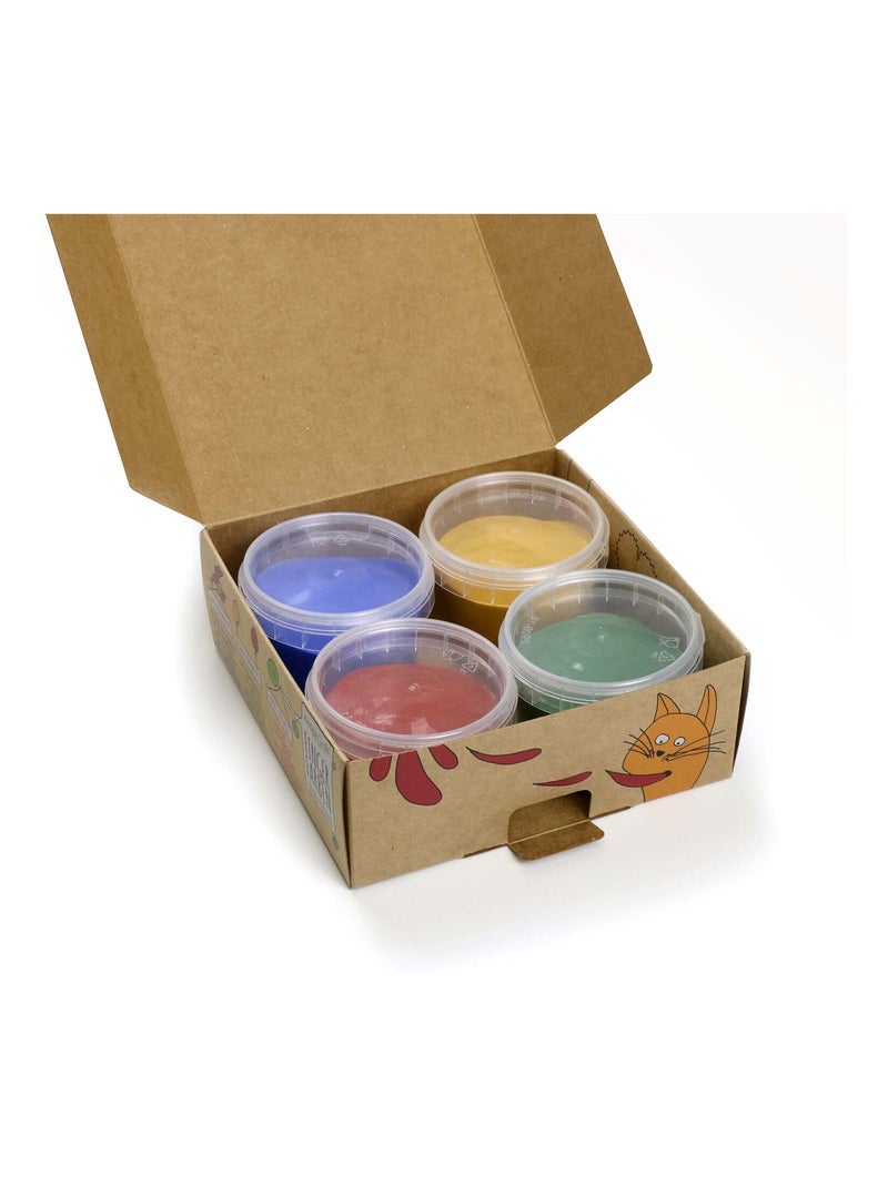 Peinture à doigts "Aki" naturelle & vegan bio, Set de 4 pots Neogrün N/A - Kiabi