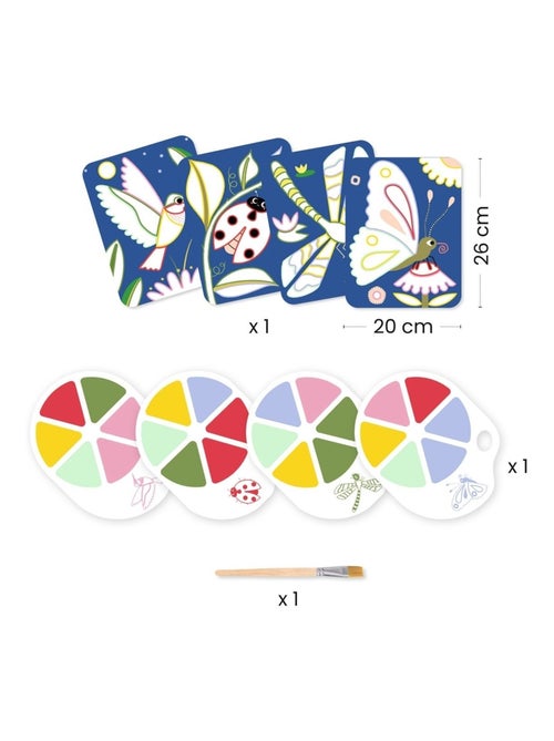 Peinture à la palette Les Petites Bêtes - Kiabi
