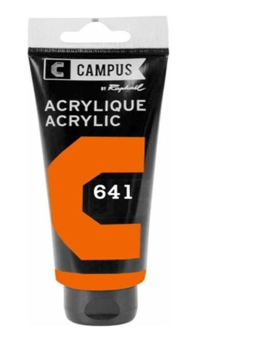 Peinture acrylique 100 ml - Orange n°641 - Kiabi