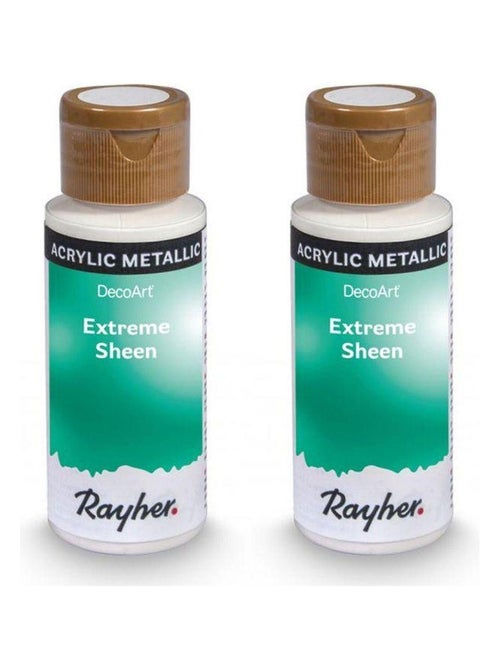 Peinture acrylique métal 118 ml - bleu-vert - Rayher - Kiabi