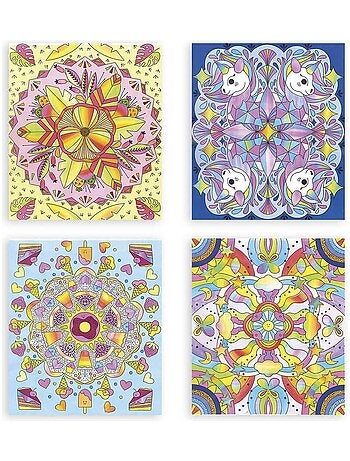 Peinture Arc-en-ciel Mandalas