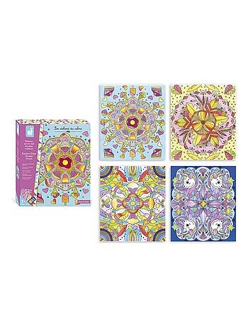 Peinture Arc-en-ciel Mandalas