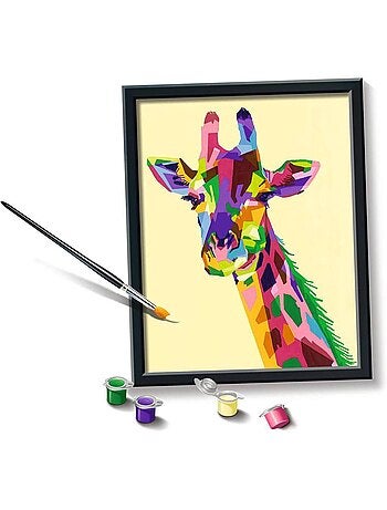 Peinture au numéro adulte : CreArt Girafe