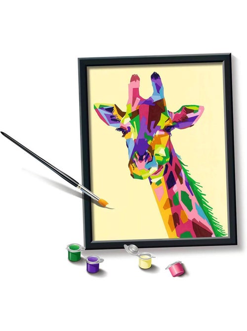 Peinture au numéro adulte : CreArt Girafe - Kiabi