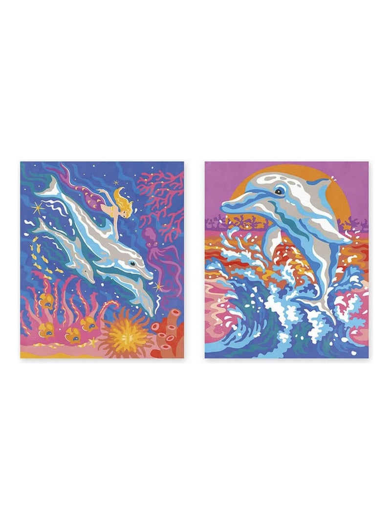 Peinture Au Numéro : Dauphins N/A - Kiabi